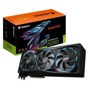 Gigabyte AORUS GeForce RTX 5090 MASTER | 32 GB GDDR7 VRAM | 4K Gaming & AI | Videokaart | GPU | Nvidia - Afbeelding 1