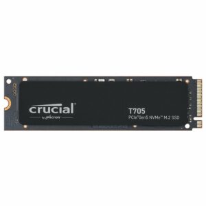 Crucial T705 | 1TB NVMe SSD | M.2 Gen5 | 13.600 MB/s Lezen | 10.200 MB/s Schrijven - Afbeelding 1