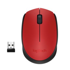 Logitech M171 | Draadloze Muis | Links- en Rechtshandig | RF | 1000 DPI | Rood/Zwart - Afbeelding 3