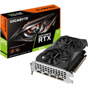 Gigabyte GeForce RTX 3050 WINDFORCE OC V2 | 6GB GDDR6 VRAM | Videokaart | GPU | Nvidia - Afbeelding 1