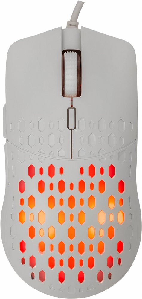 Baracuda OCTOPUS RGB | Bekabelde Gaming Muis | Rechtshandig | USB-A | 3600 DPI | Wit - 0