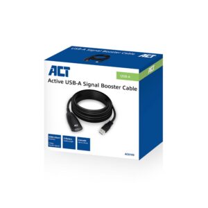 ACT AC6105 | USB 2.0 Booster | 5m | Zwart - Afbeelding 4