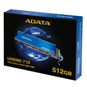 ADATA Legend 710 | 512GB NVMe SSD | M.2 Gen3 | 2400 MB/s Lezen | 1600 MB/s Schrijven - Afbeelding 9