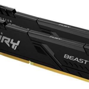 Kingston Fury Beast | 16GB 2x8GB DDR4 | 3600MHz | DIMM | CL17 | Geheugenmodule | RAM - Afbeelding 1