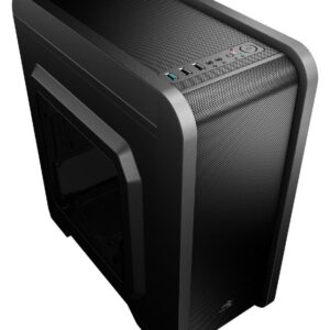 AeroCool Mini QS-240 | Micro Tower Case | Zwart - Afbeelding 1