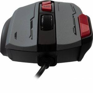 Baracuda MANTA RGB | Bekabelde Gaming Muis | Rechtshandig | USB-A | 12800 DPI | Grijs - Afbeelding 4