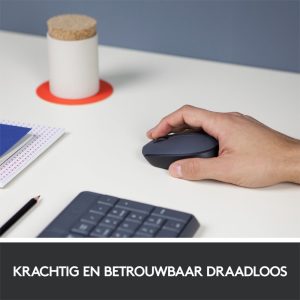 Logitech M170 | Draadloze Muis | Links- en Rechtshandig | RF | 1000 DPI | Grijs - Afbeelding 4