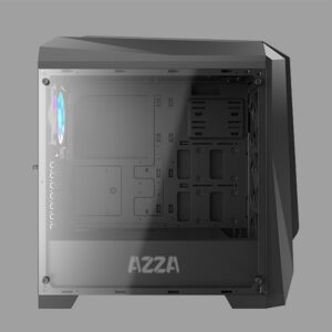 Azza Chroma 410A RGB | Midi Tower Case | Zwart - Afbeelding 6