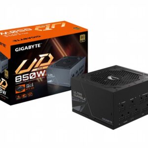 Gigabyte GP-UD850GM PG5 | 850W Gold | 20+4 Pin | ATX | Zwart | Voeding - Afbeelding 1