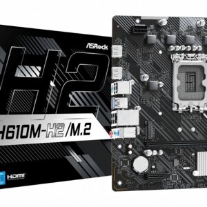 ASRock H610M-H2/M.2 | Socket LGA 1700 | Intel H610 | 2xDDR4 | Micro-ATX | Moederbord - Afbeelding 1