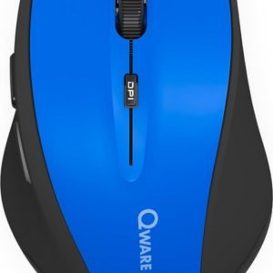 QWARE Wireless Mouse Bolton Blauw - Afbeelding 1