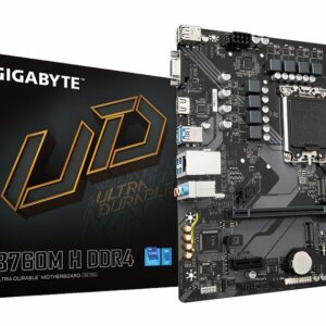 Gigabyte B760M H DDR4 | Socket LGA 1700 | Intel B760 | 4xDDR4 | Micro ATX | Moederbord - Afbeelding 1