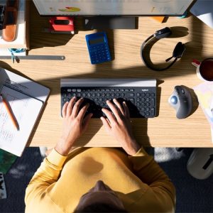 Logitech M575 Ergo Trackball for Business | Ergonomische Draadloze Muis | Rechtshandig | RF + Bluetooth | 2000 DPI | Grafiet - Afbeelding 8