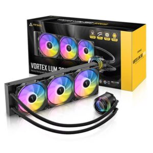 Antec Vortex Lum 360mm ARGB | All-in-One CPU Waterkoeler | Zwart - Afbeelding 1