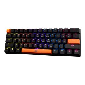 Baracuda DOLPHIN RGB 60% | Bedraad Gaming Toetsenbord | Red Switches | Anti-Ghosting | QWERTY | Zwart - Afbeelding 6