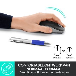 Logitech M190 | Draadloze Muis | Links- en Rechtshandig | RF | 1000 DPI | Grijs - Afbeelding 6