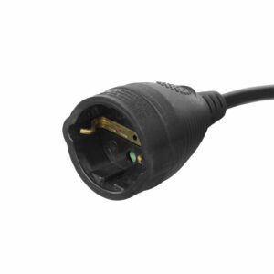 ACT AC2470 | 10 m Verlengkabel | Type F Randaarde Stekker | Zwart | Binnengebruik - Afbeelding 3