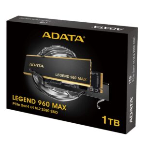ADATA Legend 960 Max | 1TB NVMe SSD | M.2 Gen4 | 7400 MB/s Lezen | 6000 MB/s Schrijven - Afbeelding 8