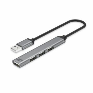 ACT AC6225 | USB 2.0 Interface Hub | 480 Mbit/s | Grijs - Afbeelding 1
