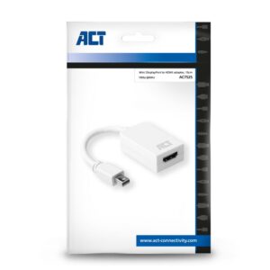 ACT AC7525 | Mini DisplayPort naar HDMI Adapter | 0,15 m | Wit - Afbeelding 3