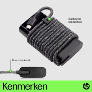 HP 671R2AA | USB-C Notebook Lader | 65 Watt - Afbeelding 6