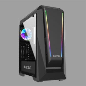 Azza Chroma 410A RGB | Midi Tower Case | Zwart - Afbeelding 3