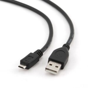 Gembird CCP-MUSB2-AMBM-1M | USB 2.0 | USB-A naar Micro-USB-B | 1m | Zwart - Afbeelding 3