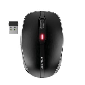 Cherry MW 8C Advanced | Draadloze Muis | Links- en Rechtshandig | RF + Bluetooth | 3200 DPI | Zwart/Grijs - Afbeelding 1