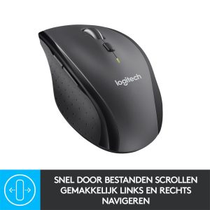 Logitech Marathon M705 | Draadloze Muis | Rechtshandig | RF | 1000 DPI | Zwart - Afbeelding 4