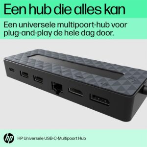 HP Universal Multiport Hub | USB-C | Zwart - Afbeelding 10