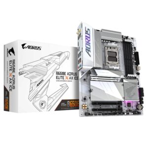 Gigabyte B650E AORUS ELITE X AX ICE | Socket AM5 | AMD B650E | 4xDDR5 | ATX | Moederbord - Afbeelding 1
