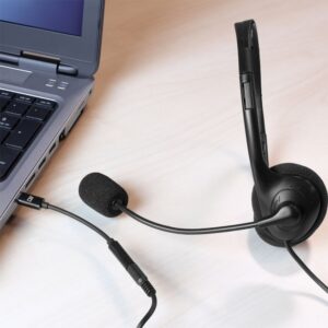 ACT AC7380 | 3.5mm naar USB Type-C | 0,11 Meter | Audiokabel Tussenstuk | Zwart - Afbeelding 4