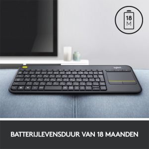 Logitech K400 | Draadloos Toetsenbord met Touchpad | QWERTY - Afbeelding 9