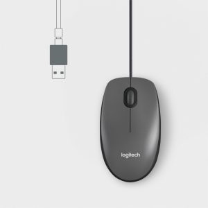 Logitech M100 | Bekabelde Muis | Links- en Rechtshandig | USB-A | 1000 DPI | Zwart - Afbeelding 4
