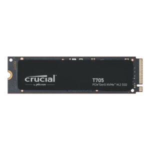 Crucial T705 | 4TB NVMe SSD | M.2 Gen5 | 14.100 MB/s Lezen | 12.600 MB/s Schrijven - Afbeelding 1