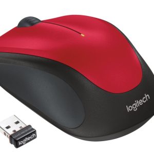 Logitech M235 | Draadloze Muis | Links- en Rechtshandig | RF | 1000 DPI | Rood/Zwart - Afbeelding 4