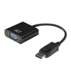 ACT AC7515 DisplayPort naar VGA Adapter | Female | Zip Bag - Afbeelding 1