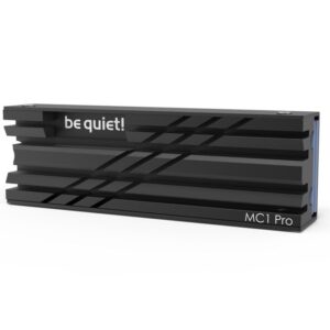 be quiet! MC1 PRO | M.2 SSD Heatsink | Dubbele Heatsink | Aluminium | Zwart - Afbeelding 1