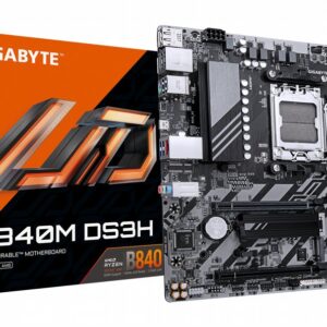 Gigabyte B840M DS3H | Socket AM5 | AMD B840 | 4xDDR5 | Micro ATX | Moederbord - Afbeelding 1