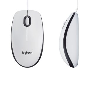 Logitech M100 | Bekabelde Muis | Links- en Rechtshandig | USB-A | 1000 DPI | Wit - Afbeelding 6