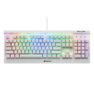 Sharkoon Skiller SGK3 RGB | Bedraad Gaming Toetsenbord | QWERTY | Wit - Afbeelding 1