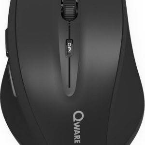 QWARE Wireless Mouse Bolton Zwart - Afbeelding 1