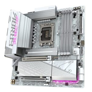 Gigabyte B860M AORUS ELITE WF6E ICE | Socket LGA 1851 (V1) | Intel B860 | 4xDDR5 | Micro ATX | Moederbord - Afbeelding 5