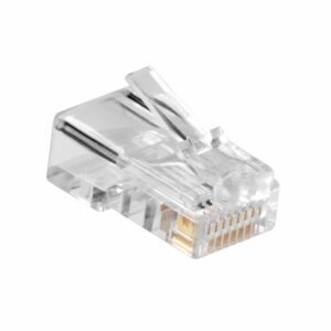 ACT AC4110 kabelconnector RJ45 | Zilver Transparant | 10 Stuks - Afbeelding 1