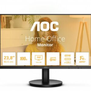AOC 24B3CA2 | 23,8" Full HD IPS | 100Hz | USB-C en HDMI | Monitor - Afbeelding 1