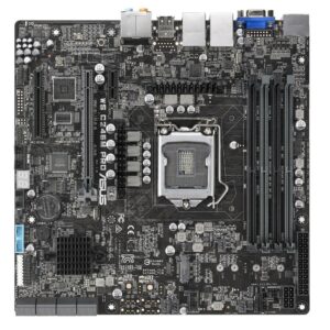 ASUS WS C246M PRO | Socket LGA 1151 | Intel C246 | 4xDDR4 | Micro-ATX | Moederbord - Afbeelding 1