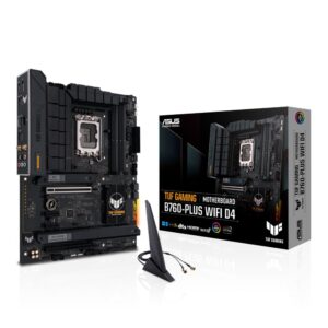 ASUS TUF GAMING B760-PLUS WIFI D4 | Socket LGA 1700 | Intel B760 | 4xDDR4 | ATX | Moederbord - Afbeelding 1