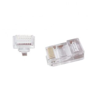 Gembird modulaire UTP plug | Pass-through | Universeel | LC-PTU-01/10 - Afbeelding 1