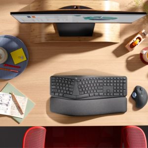 Logitech M575 Ergo Trackball for Business | Ergonomische Draadloze Muis | Rechtshandig | RF + Bluetooth | 2000 DPI | Grafiet - Afbeelding 7