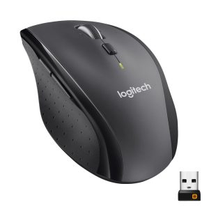 Logitech Marathon M705 | Draadloze Muis | Rechtshandig | RF | 1000 DPI | Zwart - Afbeelding 3